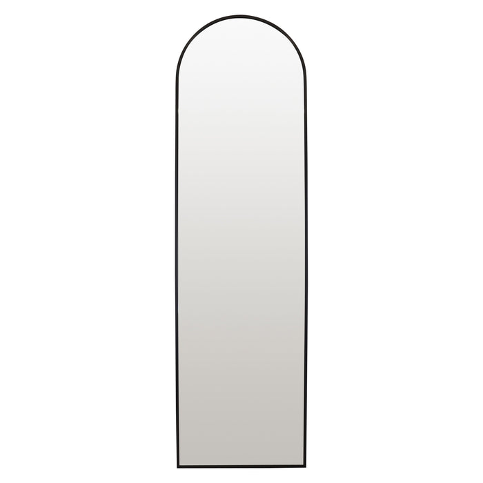 Oslo Tall Arched Mirror 40x140cm Black