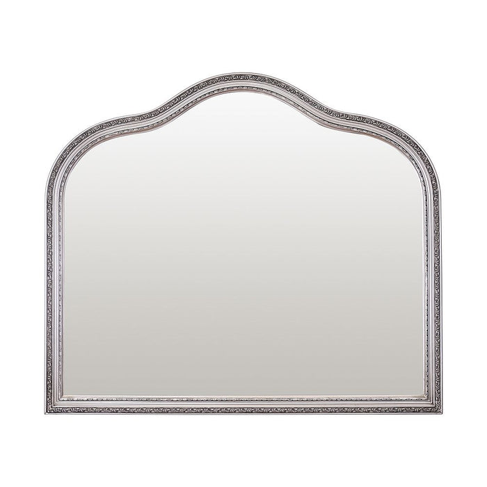 Sofia Overmantle Mirror Silver