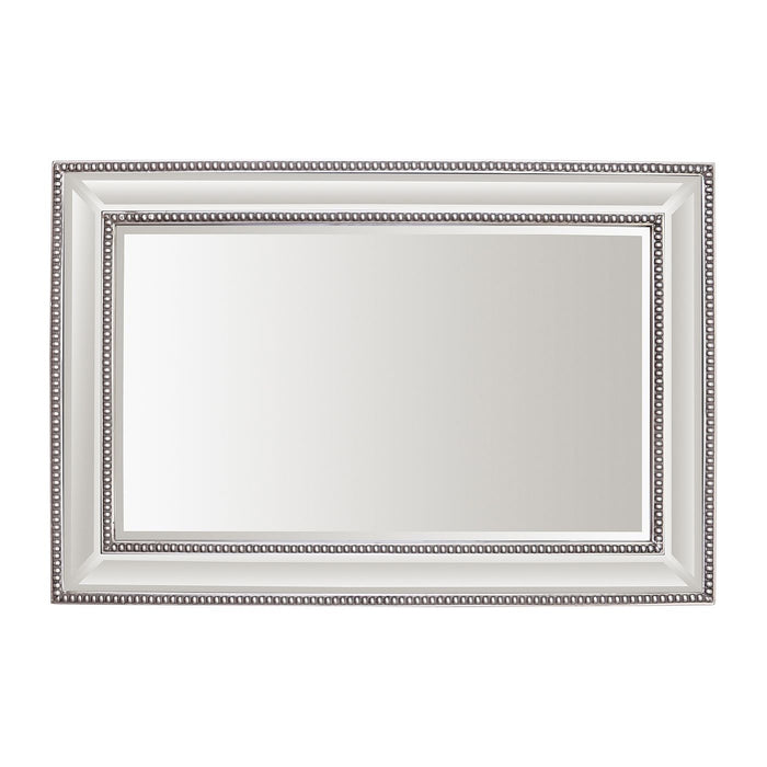 Stanton Wall Mirror 60x90cm Antique Silver
