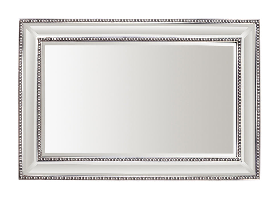 Stanton Wall Mirror 60x90cm Antique Silver