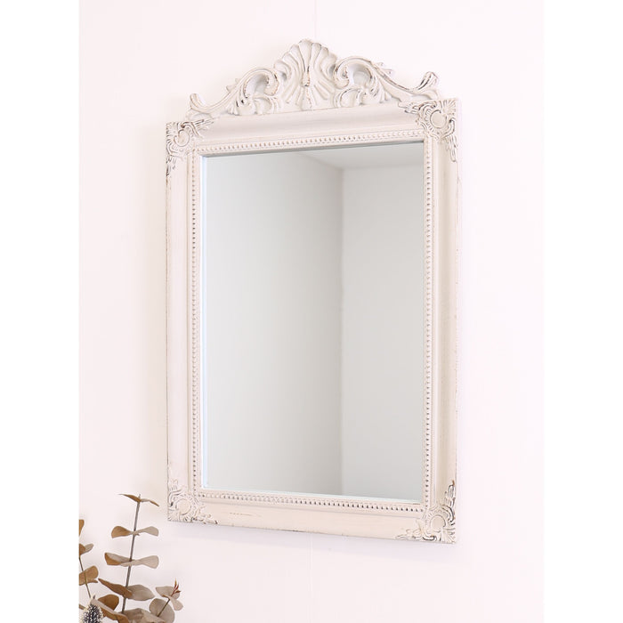 Chloe French Crest Wall Mirror Vintage Taupe