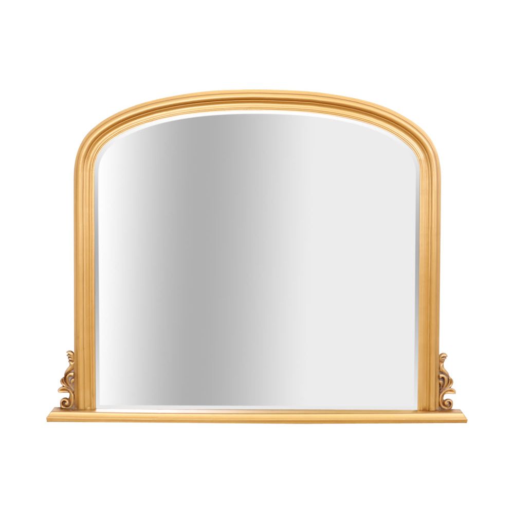 Buy Thornby Overmantle Mirror Antique Gold Select Mirrors