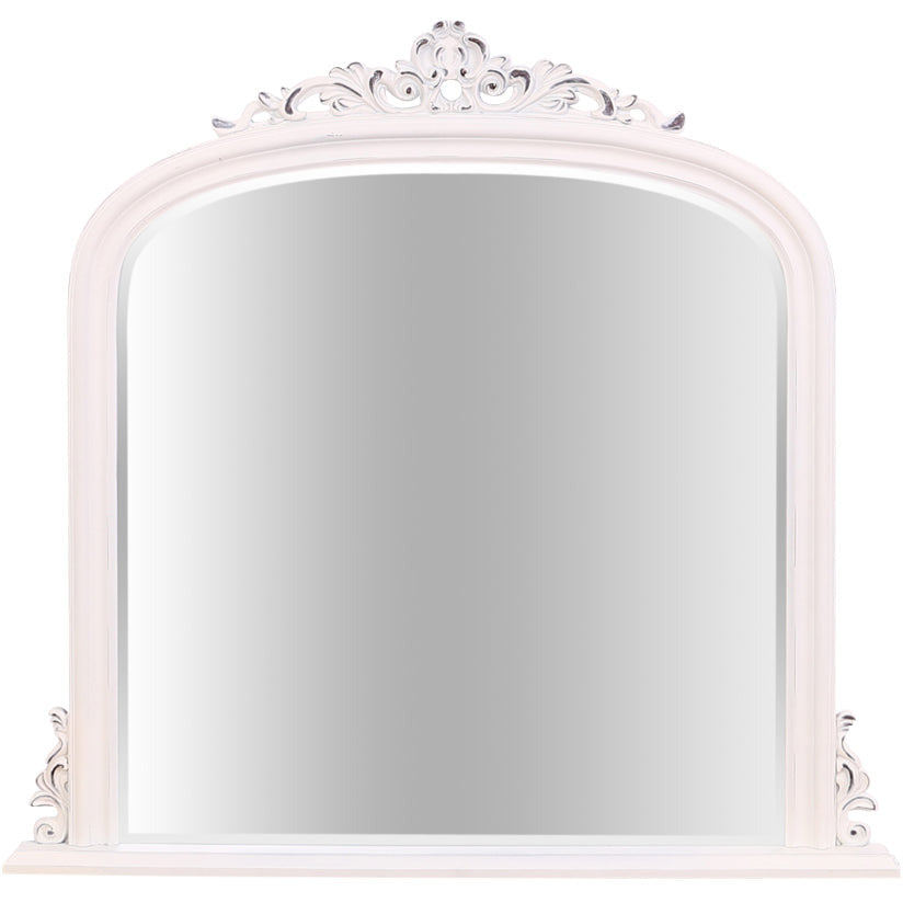 Buy Dayton Overmantle Mirrors Antique White Select Mirrors