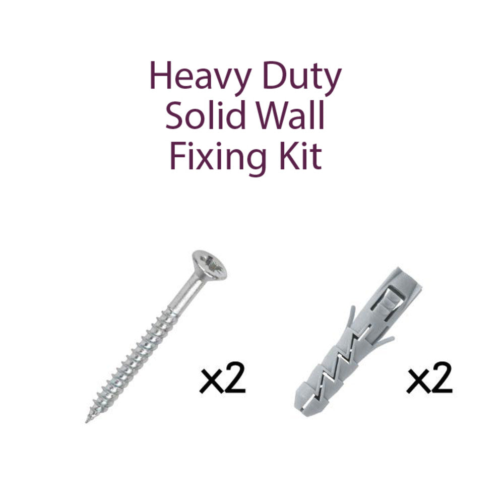 Heavy Duty Solid Wall Fixing Kit Select Mirrors