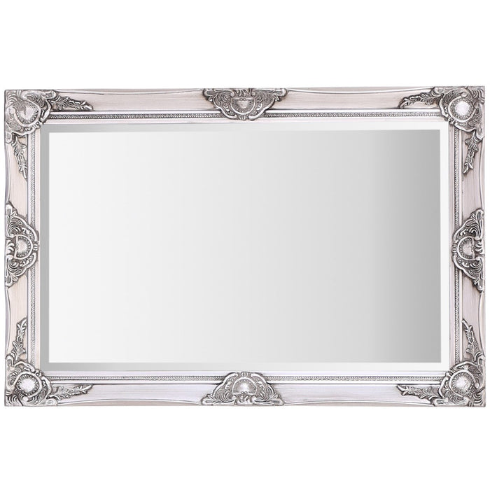 Haywood Wall Mirror 60x90cm Antique Silver