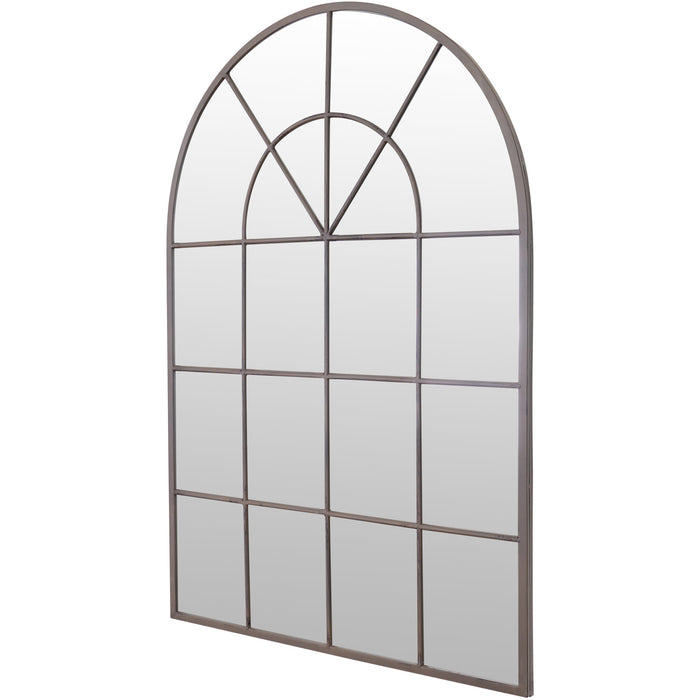 Stamford Window Mirror 60x90cm Dark Grey Metal