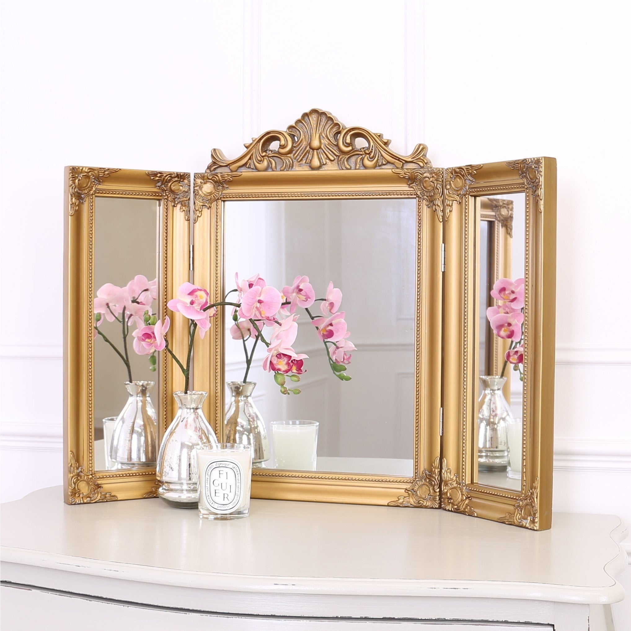 Ella Dressing Table Mirror Antique Gold Select Mirrors Ella Dressing Table Mirror Antique Gold Select Mirrors