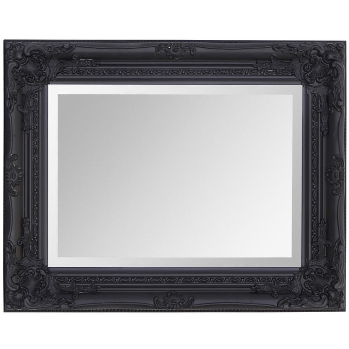 Rhone Wall Mirror 42x53cm Black