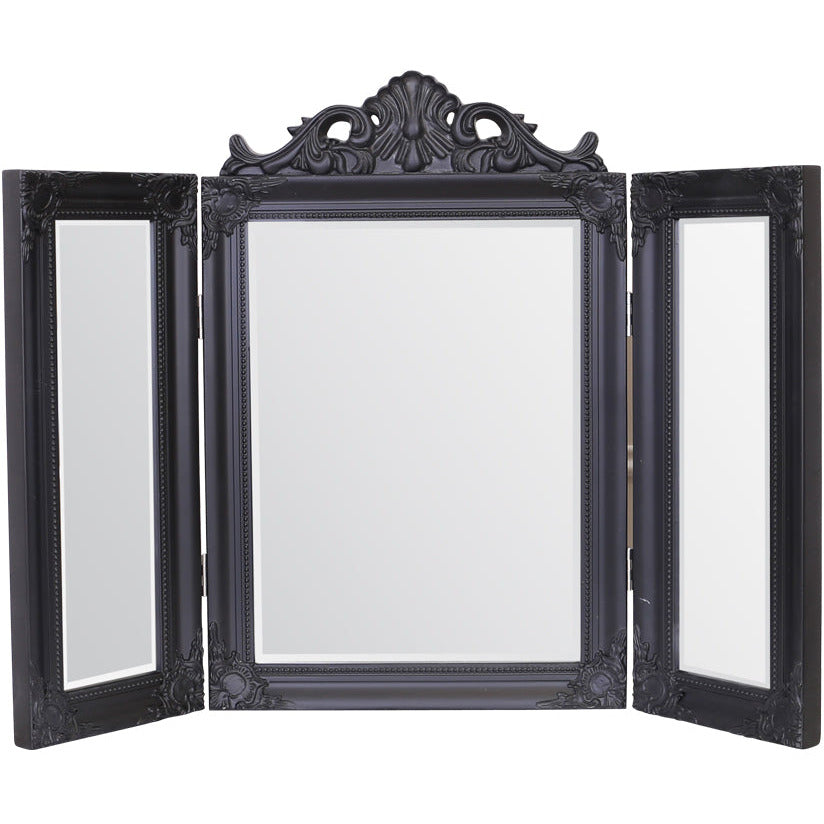 Ella Dressing Table Mirror Black– Select Mirrors